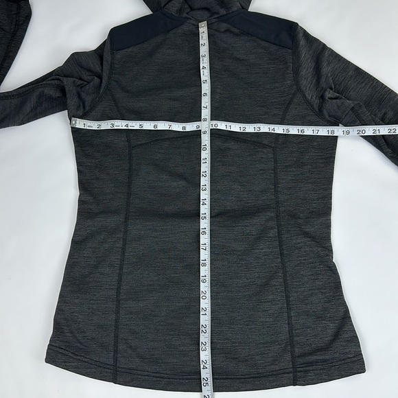 Columbia Women’s Hoodie Jacket. Size Small. Heathered Charcoal Gray. Zip Front. - Picture 6 of 13